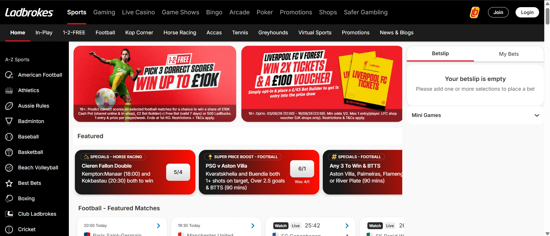 Ladbrokes Sportwetten